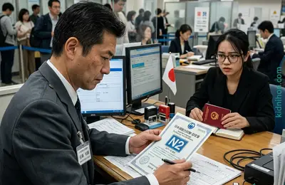 NÓNG: Từ 15/04/2026 Bắt Buộc Nộp Bằng N2 Xin Visa Kỹ sư Nhật Bản (技人国) | Cập nhật mới nhất từ Nyukan