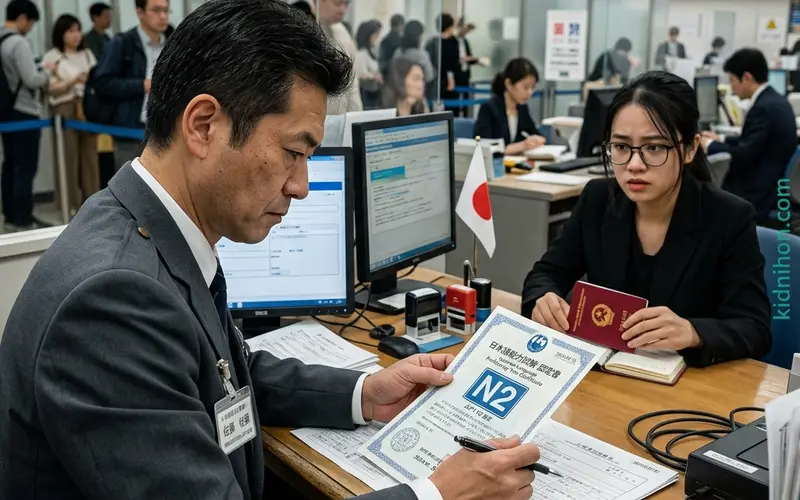 NÓNG: Từ 15/04/2026 Bắt Buộc Nộp Bằng N2 Xin Visa Kỹ sư Nhật Bản (技人国) | Cập nhật mới nhất từ Nyukan