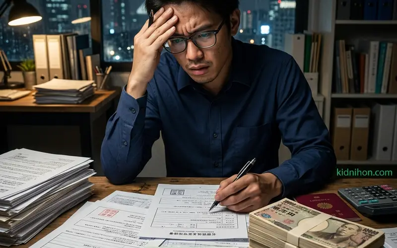 SỐC: Nhật Bản Rục Rịch Tăng Phí Xin Visa Vĩnh Trú Lên 20 Man (Gấp 20 Lần), Visa 5 Năm 7 Man | Nyukan 2026